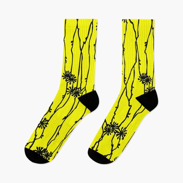 Item preview, Japanese Flower Stem Pattern from the Edo Period on YELLOW default background #FFFF00 designed and sold by pelagio.