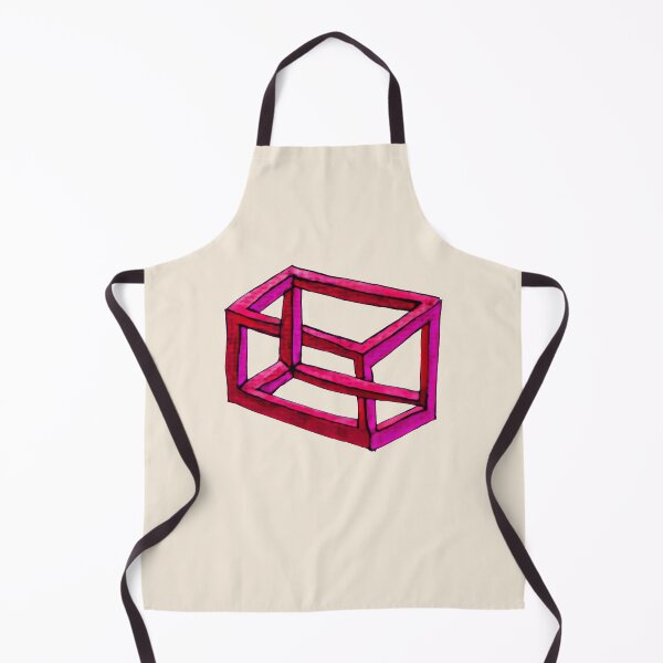 Item preview, Impossible illusion in pink, red and sand colors designed and sold by Vision Illustrated.