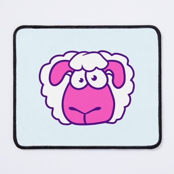 Item preview, Stupid Sheep Face Head Funny Anxious Cool Stare designed and sold by shirt-o-mat.