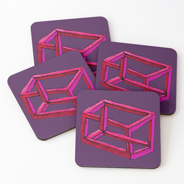 Item preview, Impossible illusion in pink, red and violet designed and sold by Vision Illustrated.