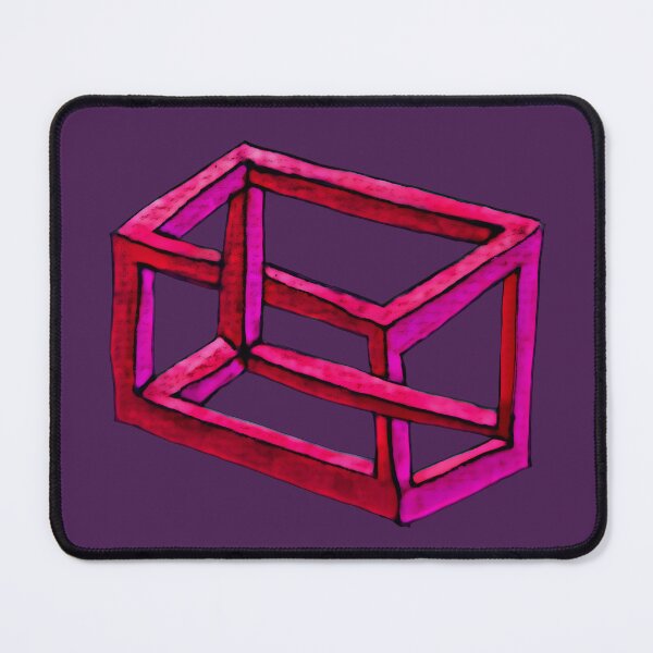 Item preview, Impossible illusion in pink, red and violet designed and sold by Vision Illustrated.