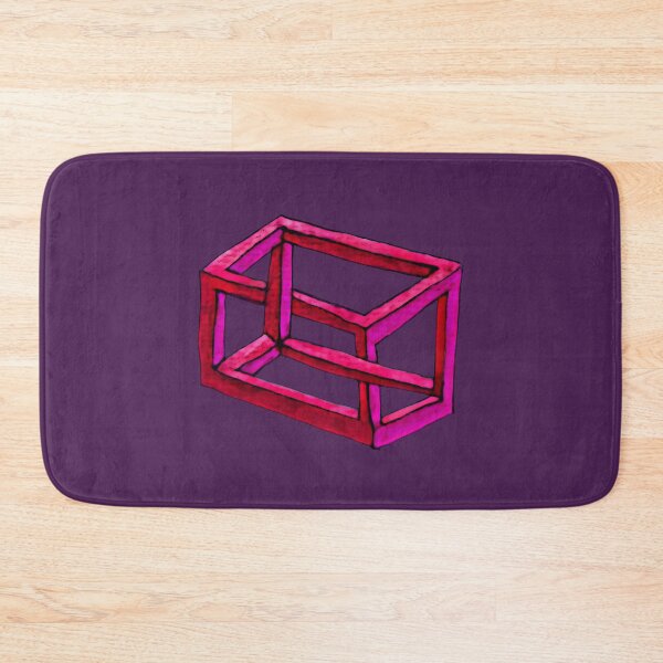 Item preview, Impossible illusion in pink, red and violet designed and sold by Vision Illustrated.