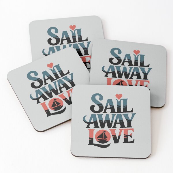Item preview, Sail Away Love: Vintage Nautical Typography & Coastal Love Text designed and sold by MindfulVisionz.