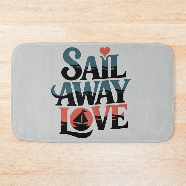 Item preview, Sail Away Love: Vintage Nautical Typography & Coastal Love Text designed and sold by MindfulVisionz.