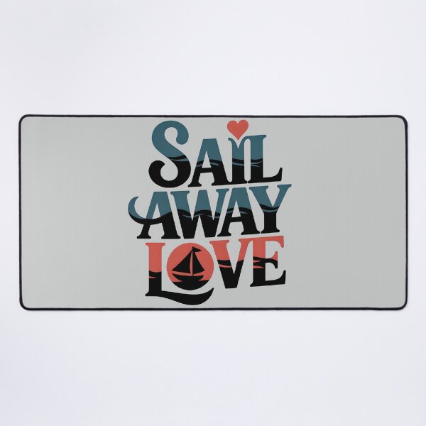 Item preview, Sail Away Love: Vintage Nautical Typography & Coastal Love Text designed and sold by MindfulVisionz.