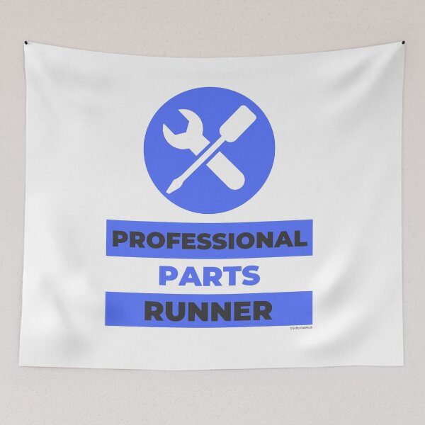 Item preview, Professional Parts Runner designed and sold by giddygoldfinch.