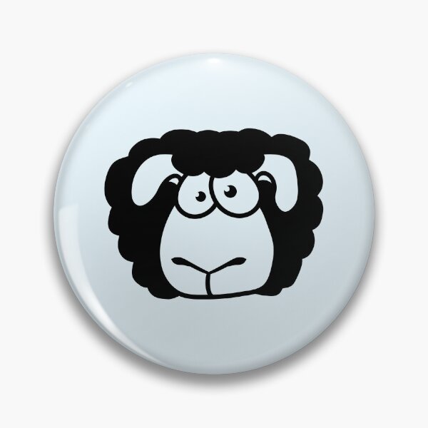 Item preview, Stupid Sheep Face Head Funny Anxious Cool Stare designed and sold by shirt-o-mat.