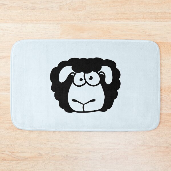 Item preview, Stupid Sheep Face Head Funny Anxious Cool Stare designed and sold by shirt-o-mat.
