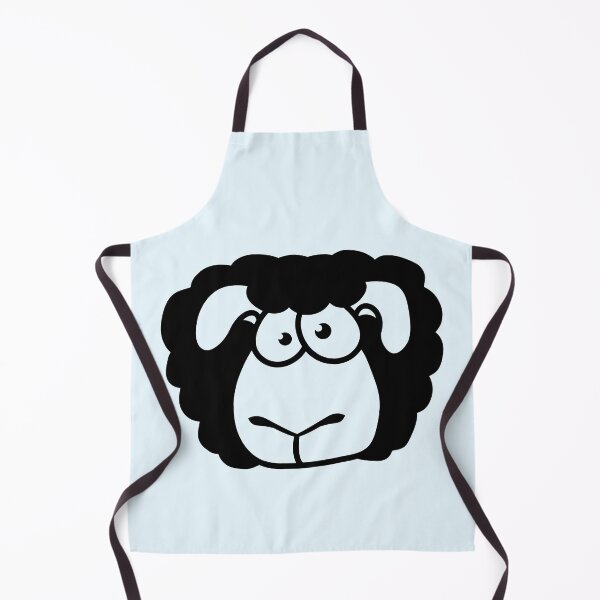Item preview, Stupid Sheep Face Head Funny Anxious Cool Stare designed and sold by shirt-o-mat.
