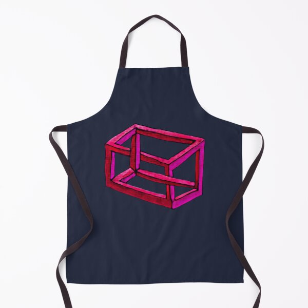 Item preview, Impossible illusion in pink, red and midnight blue designed and sold by Vision Illustrated.