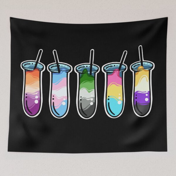 Item preview, LGBT+ Pride Test Tubes designed and sold by ChemBoutiques.