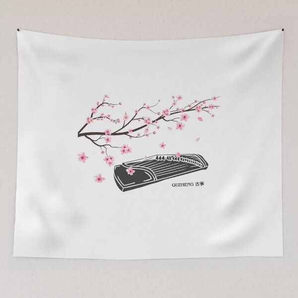 Item preview, Guzheng (Chinese zither) (cherry blossom) designed and sold by ProjectLui.