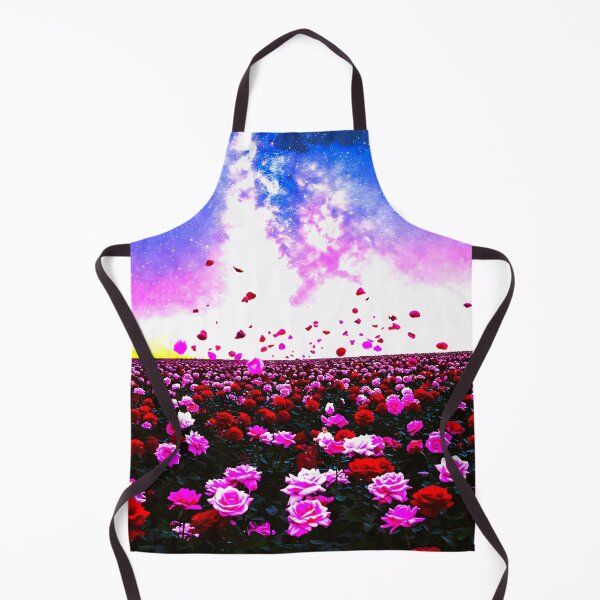 Item preview, Enchanting Rose Garden Under a Breathtaking Milky Way sky designed and sold by Fantabulous.