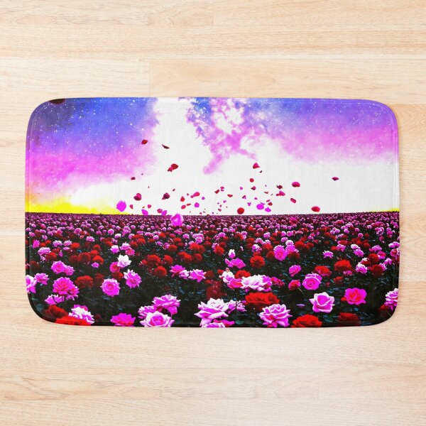 Item preview, Enchanting Rose Garden Under a Breathtaking Milky Way sky designed and sold by Fantabulous.