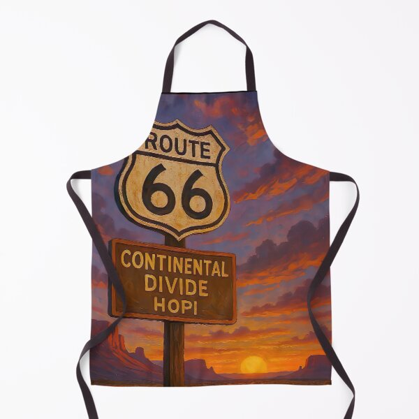 Item preview, Retro Vintage Route 66 Continental Divide Hopi Sunsets New Mexico Mother Road designed and sold by 90snerd.