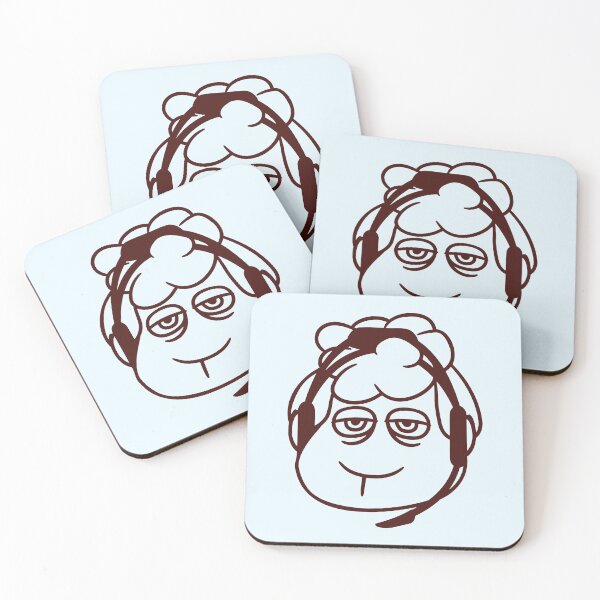 Item preview, Sheep Gamer Headset Call Center Nerd Sad Game Cool designed and sold by shirt-o-mat.