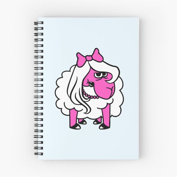Item preview, Sheep Insults Girl Woman Bad Look Pretty Mad Crazy designed and sold by shirt-o-mat.