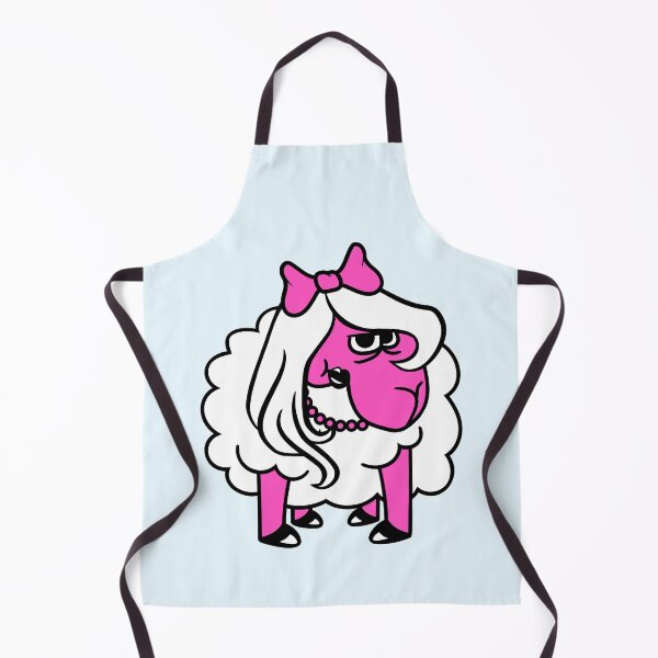 Item preview, Sheep Insults Girl Woman Bad Look Pretty Mad Crazy designed and sold by shirt-o-mat.