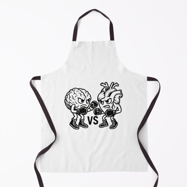 Item preview, Mind vs. Heart – Monochrome Emotional Duel designed and sold by TZN Wear.