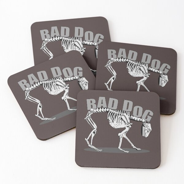 Item preview, Bad Dog, Bones, Dog Skeleton designed and sold by ASKEW GRAPHICS.