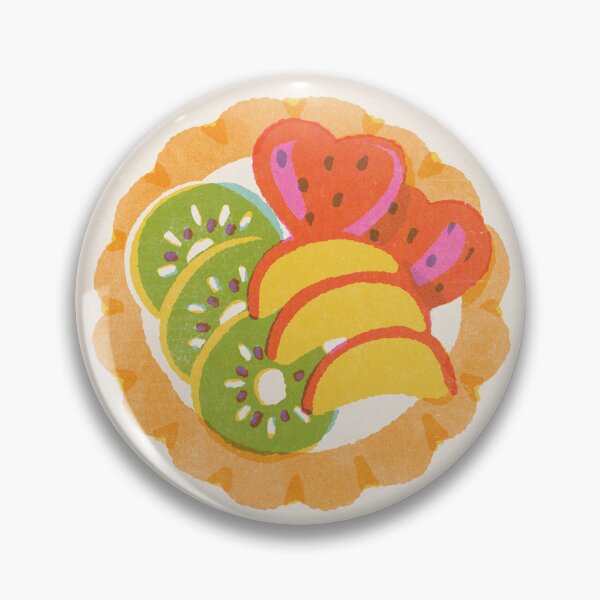 Item preview, Fruit Tart Riso Print designed and sold by Midnight Coffee.