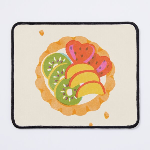 Item preview, Fruit Tart Riso Print designed and sold by Midnight Coffee.