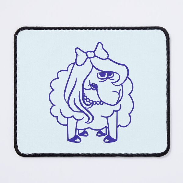 Item preview, Sheep Insults Girl Woman Bad Look Pretty Mad Crazy designed and sold by shirt-o-mat.