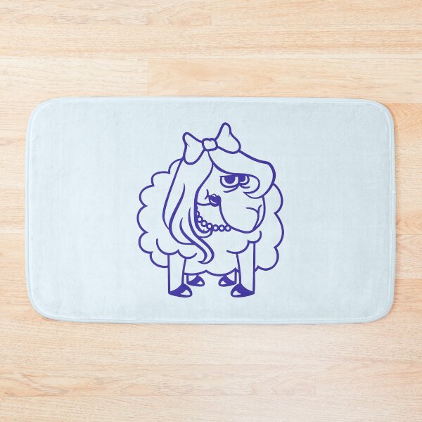 Item preview, Sheep Insults Girl Woman Bad Look Pretty Mad Crazy designed and sold by shirt-o-mat.