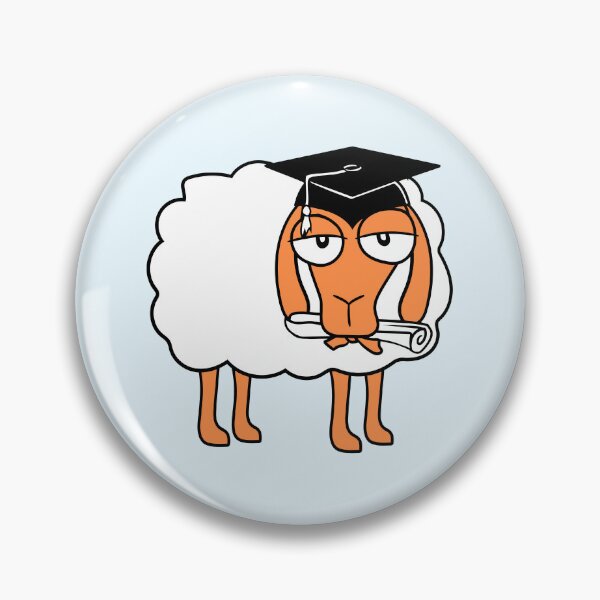 Item preview, Sheep High School Certificate College Graduation designed and sold by shirt-o-mat.