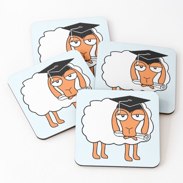 Item preview, Sheep High School Certificate College Graduation designed and sold by shirt-o-mat.