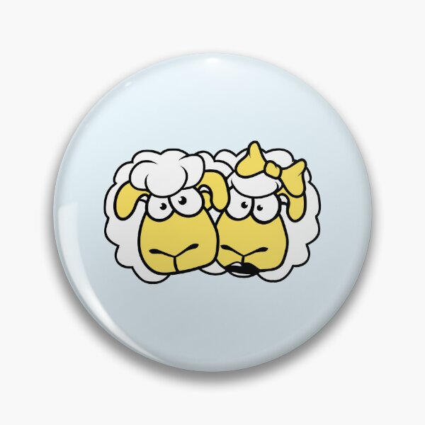 Item preview, 2 Sheep Couple Valentine's Day Friends In Love Fun designed and sold by shirt-o-mat.