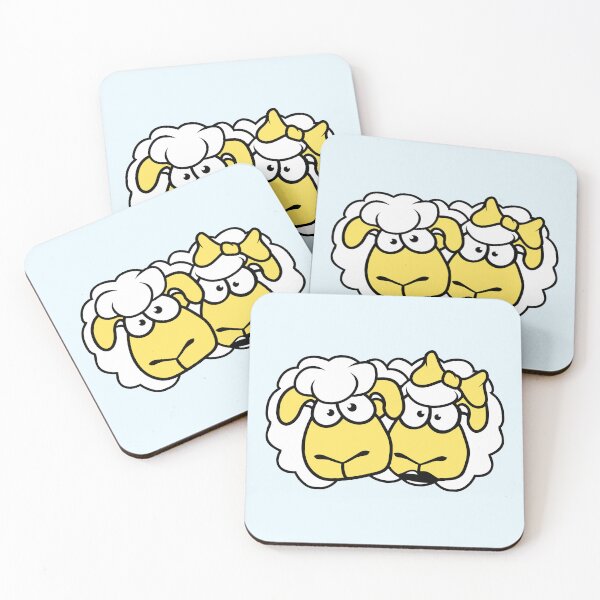 Item preview, 2 Sheep Couple Valentine's Day Friends In Love Fun designed and sold by shirt-o-mat.