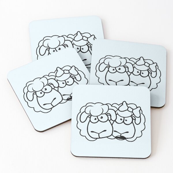 Item preview, 2 Sheep Couple Valentine's Day Friends In Love Fun designed and sold by shirt-o-mat.