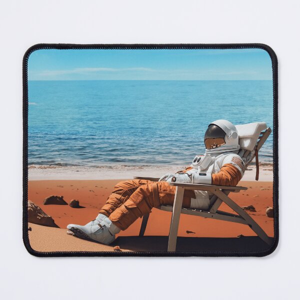 Item preview, Astronaut on Mars beach designed and sold by The Artfiller.