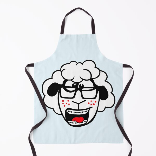 Item preview, Sheep Nerd Horn-Rimmed Glasses Braces Geek Gamer designed and sold by shirt-o-mat.