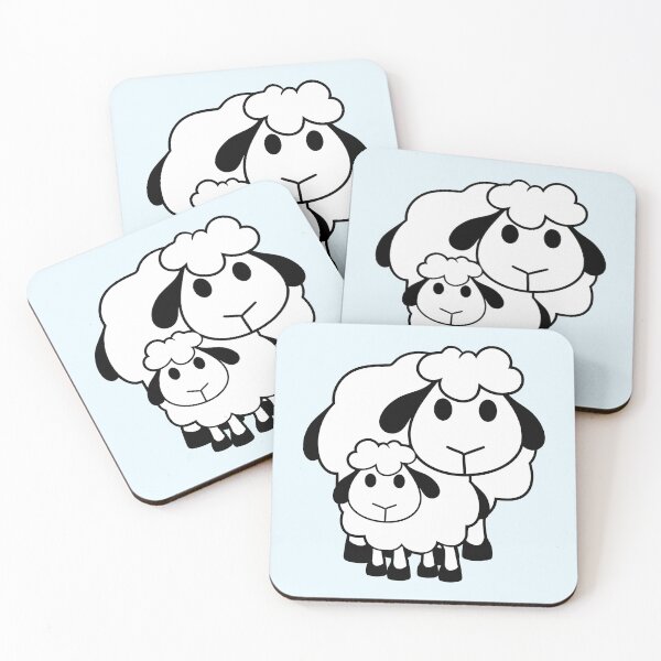 Item preview, Family Sheep 2 Dad Mom Mother Child Love Baby Cute designed and sold by shirt-o-mat.