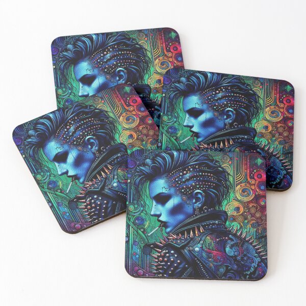 Item preview, Punk Metal Rocker Art designed and sold by TheDarkWardrobe.