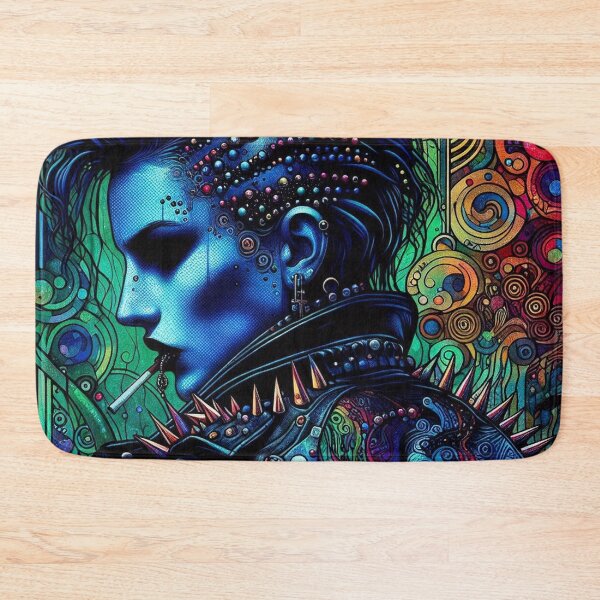 Item preview, Punk Metal Rocker Art designed and sold by TheDarkWardrobe.