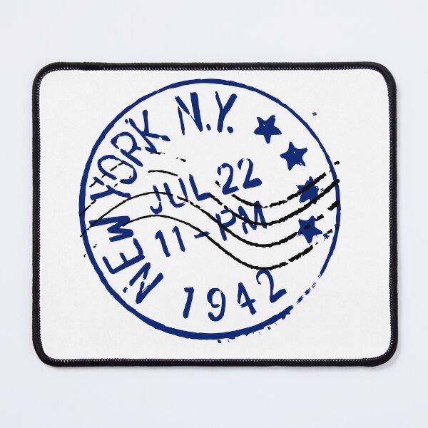 Artikelvorschau, New Yorker Briefmarke 1942 entworfen und verkauft von BlackabyBoutique.
