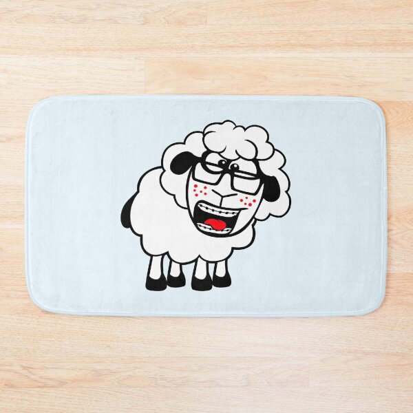 Item preview, Sheep Nerd Horn-Rimmed Glasses Braces Geek Gamer designed and sold by shirt-o-mat.