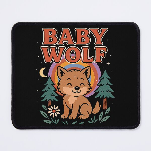Item preview, Cute Baby Wolf Rainbow Dream designed and sold by zzz888.