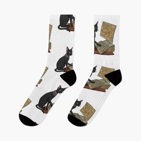 Item preview, Egyptian Cat Hacker! designed and sold by mukraker.