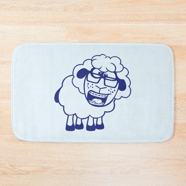 Item preview, Sheep Nerd Horn-Rimmed Glasses Braces Geek Gamer designed and sold by shirt-o-mat.