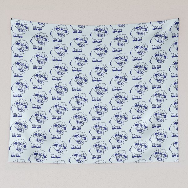 Item preview, Sheep Nerd Horn-Rimmed Glasses Braces Geek Gamer designed and sold by shirt-o-mat.