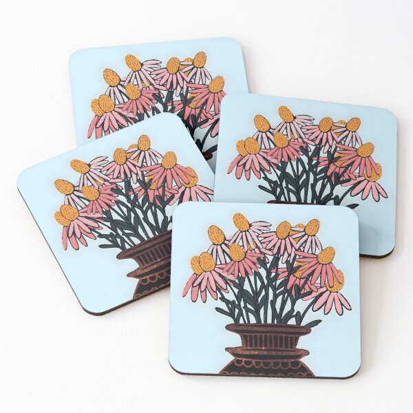 Item preview, Floodle Coneflowers  designed and sold by bekki smith.