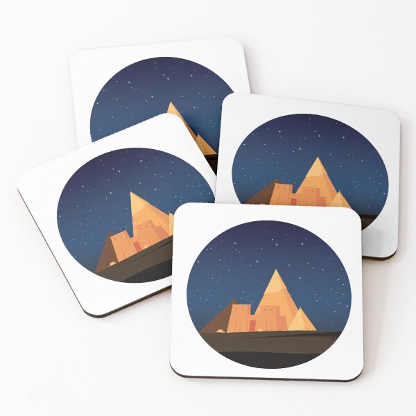 Item preview, Pyramids at night in Sudan, Marawi designed and sold by Maksab Designs.