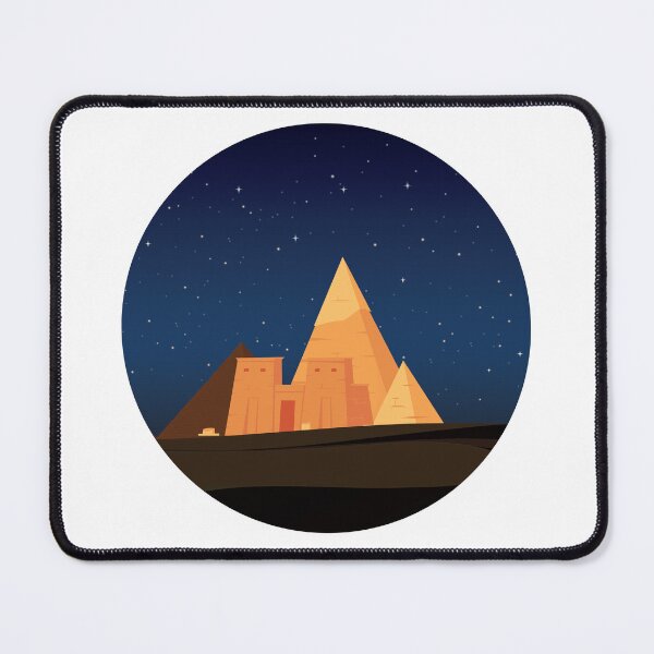 Item preview, Pyramids at night in Sudan, Marawi designed and sold by Maksab Designs.