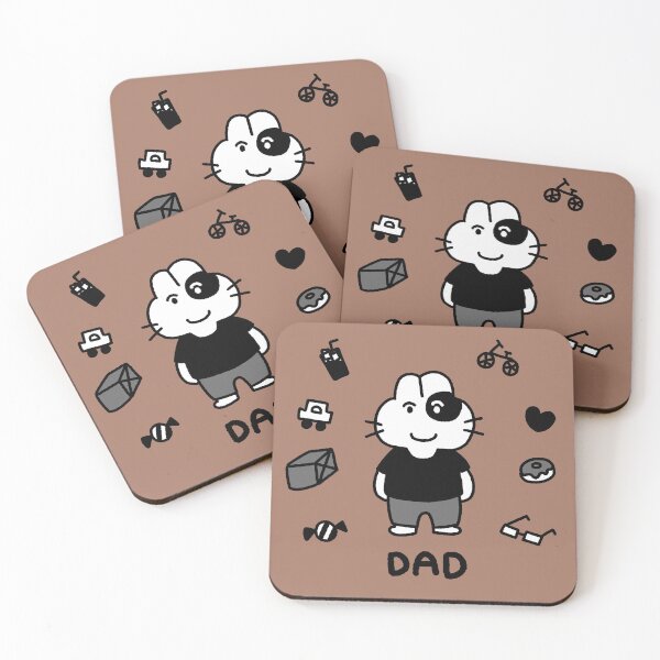 Item preview, Dad Bunny designed and sold by RootlessCarrot.