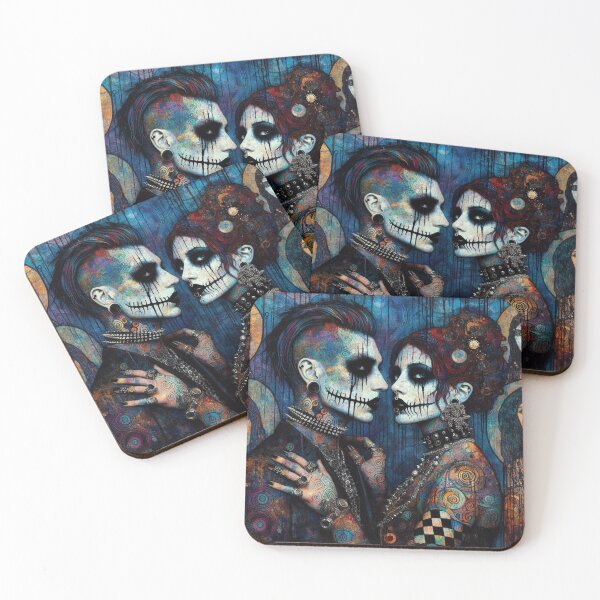 Item preview, Punk Metal Couple Art designed and sold by TheDarkWardrobe.