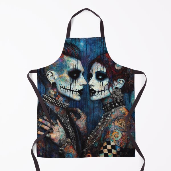Item preview, Punk Metal Couple Art designed and sold by TheDarkWardrobe.